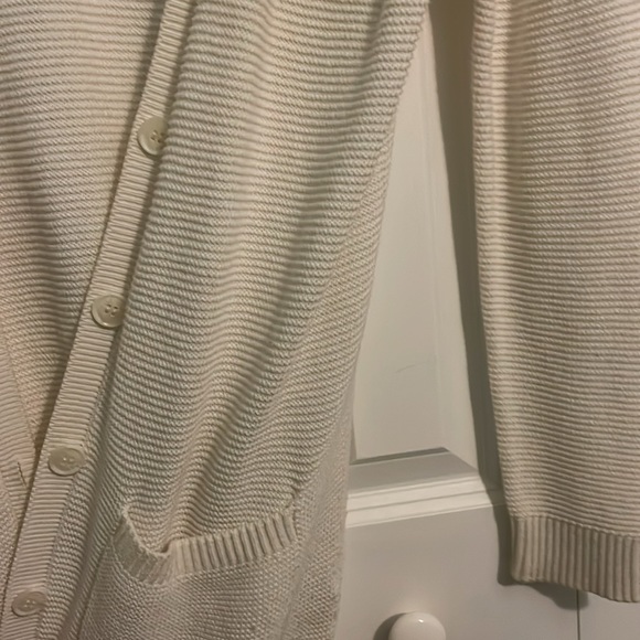 Cream knit cardigan size m - Picture 2 of 3